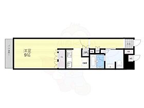 京都府京都市下京区松原通東洞院東入本燈籠町（賃貸マンション1K・2階・32.47㎡） その2