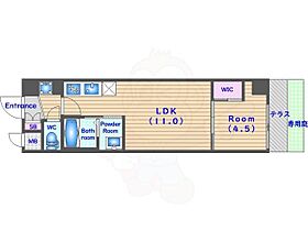 スワンズ京都東寺ガーデン  ｜ 京都府京都市南区八条源町（賃貸マンション1LDK・2階・35.25㎡） その2