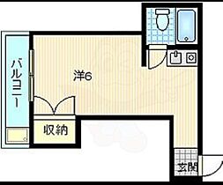 菱田ハイツ  ｜ 京都府京都市西京区上桂森下町（賃貸マンション1K・3階・16.50㎡） その2