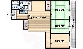 ルネニッセイコーポラス  ｜ 京都府京都市中京区西ノ京小堀池町（賃貸マンション3LDK・1階・76.45㎡） その2