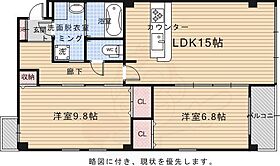 シュシュパルク鹿苑  ｜ 京都府京都市北区衣笠総門町（賃貸マンション2LDK・4階・73.00㎡） その2