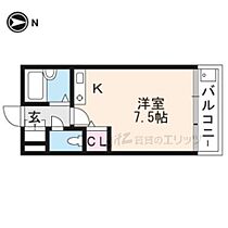 高槻クリスタルビル 401 ｜ 大阪府高槻市北園町12-18（賃貸マンション1R・4階・25.00㎡） その2