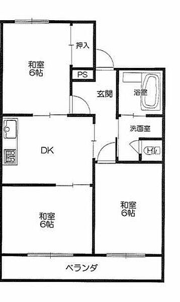 LEGAL MAISON 津之江I 103｜大阪府高槻市津之江町２丁目(賃貸マンション3DK・1階・55.00㎡)の写真 その2