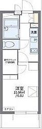 レオパレスNEWBROAD 1Kの間取図画像