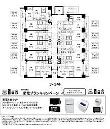 S-RESIDENCEESAKA 1Kの間取図画像