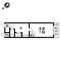 ヴィラ・サンク  ｜ 大阪府茨木市東奈良３丁目3-16（賃貸マンション1DK・1階・23.20㎡） その2