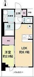 セレニテ江坂グランデ 1LDKの間取図画像