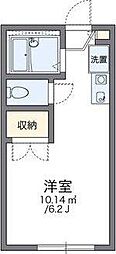 レオパレス江坂 1Kの間取図画像