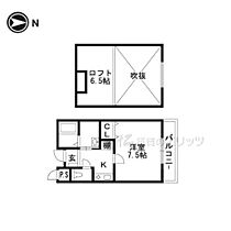 フェスティーボ茨木 108 ｜ 大阪府茨木市稲葉町1-28（賃貸アパート1K・1階・25.78㎡） その2