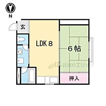 ユース香露園 102 ｜ 大阪府摂津市香露園26-23（賃貸アパート1LDK・1階・32.00㎡） その2