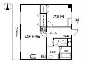 ピアウィング 302 ｜ 大阪府茨木市庄１丁目1-7-5（賃貸マンション1LDK・3階・48.84㎡） その2