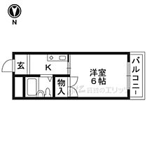 クロ－バーＭオザキ  ｜ 大阪府高槻市富田町５丁目5-25-3（賃貸マンション1K・1階・18.00㎡） その2