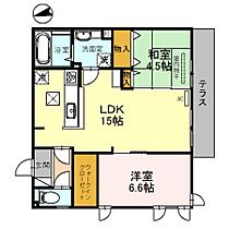 ガーデンパレス箕面　A 108 ｜ 大阪府箕面市稲６丁目10-8（賃貸アパート2LDK・1階・60.19㎡） その2