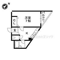 アンフィニィ・庄III  ｜ 大阪府茨木市庄１丁目27-3（賃貸マンション1K・3階・23.00㎡） その2