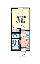 プラナス菊名III  ｜ 神奈川県横浜市港北区篠原北1丁目（賃貸アパート1K・1階・16.36㎡） その2