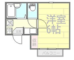 マーレ横浜境之谷  ｜ 神奈川県横浜市西区境之谷（賃貸アパート1K・2階・17.39㎡） その2