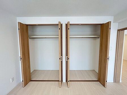 各居室クローゼット付です