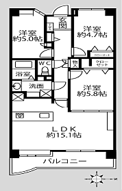 間取りを拡大表示