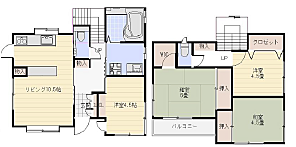 間取りを拡大表示