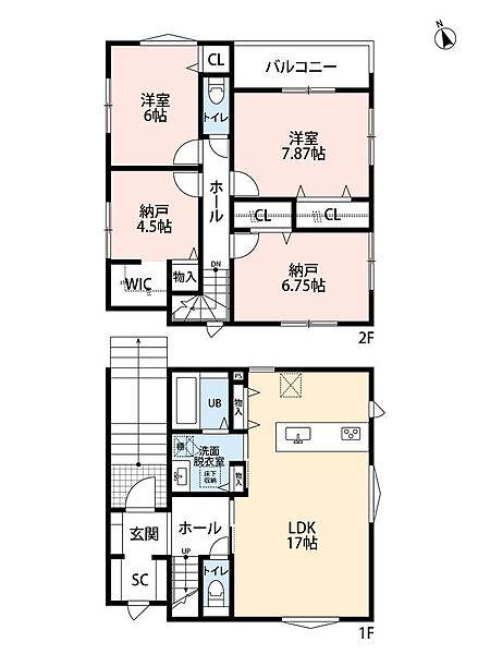 間取りを拡大表示