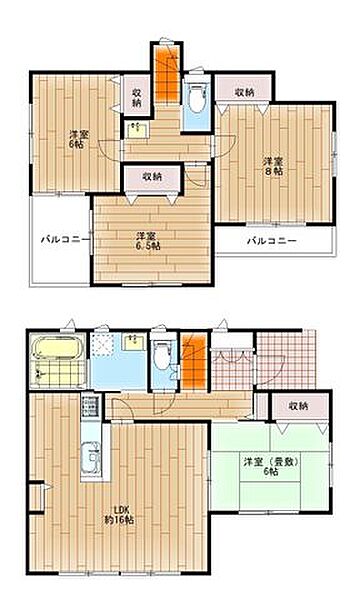 間取りを拡大表示