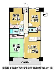 間取図画像 3LDK
