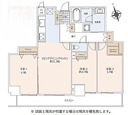 間取図画像 3LDK
