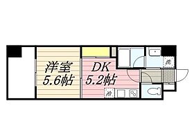 福岡県久留米市六ツ門町2-29（賃貸マンション1DK・6階・28.90㎡） その2