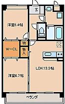 福福弐番館 502 ｜ 福岡県久留米市上津2丁目20-2（賃貸マンション2LDK・5階・63.00㎡） その2