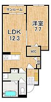 奈良県橿原市久米町（賃貸アパート1LDK・1階・50.14㎡） その2