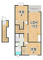 サンセールIII  ｜ 奈良県吉野郡大淀町大字下渕（賃貸アパート2LDK・2階・57.02㎡） その2