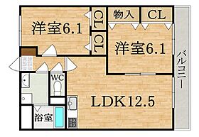 GRAN KUZUMIII  ｜ 奈良県橿原市葛本町（賃貸マンション2LDK・1階・56.76㎡） その2