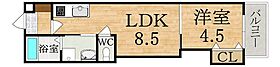 奈良県橿原市小綱町（賃貸アパート1LDK・3階・30.56㎡） その2