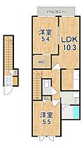 藤原の郷　A棟  ｜ 奈良県橿原市醍醐町（賃貸アパート2LDK・2階・59.96㎡） その2