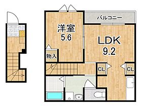 アザレアツインズ  ｜ 奈良県磯城郡田原本町大字十六面（賃貸アパート1LDK・2階・42.40㎡） その2