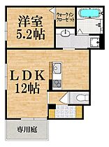 メゾンさくらII  ｜ 奈良県大和高田市礒野新町（賃貸アパート1LDK・1階・42.38㎡） その2