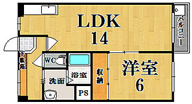 吉田マンション  ｜ 奈良県奈良市秋篠新町（賃貸マンション1LDK・3階・43.74㎡） その2