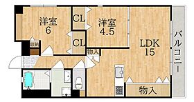 フォーレスト学園前  ｜ 奈良県奈良市百楽園１丁目（賃貸マンション2LDK・3階・62.20㎡） その2