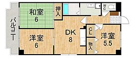 エレガントライフ王寺  ｜ 奈良県北葛城郡王寺町王寺１丁目（賃貸マンション3LDK・2階・66.50㎡） その2