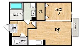 シンコーモナリエ  ｜ 奈良県大和郡山市筒井町（賃貸アパート1DK・1階・29.25㎡） その2