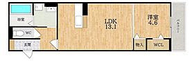 プラムルージュ  ｜ 奈良県大和郡山市雑穀町（賃貸アパート1LDK・3階・45.20㎡） その2