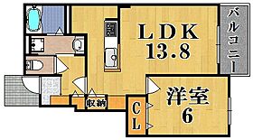 ブローテ  ｜ 京都府木津川市城山台１丁目（賃貸アパート1LDK・1階・45.89㎡） その2