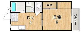 メゾン桜が丘  ｜ 京都府相楽郡精華町桜が丘３丁目（賃貸アパート1DK・1階・27.00㎡） その2