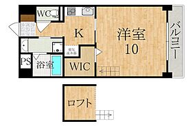 奈良県天理市川原城町（賃貸マンション1K・6階・33.20㎡） その2