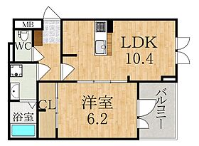 アレグリア  ｜ 奈良県天理市櫟本町（賃貸アパート1LDK・2階・40.14㎡） その2