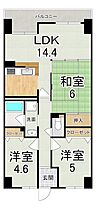 奈良県天理市指柳町（賃貸マンション3LDK・8階・62.48㎡） その2