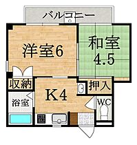 ファミール聖和  ｜ 奈良県生駒市東旭ケ丘（賃貸マンション2K・2階・31.20㎡） その2