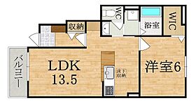 ミルキーウェイ　A  ｜ 奈良県生駒市松美台（賃貸アパート1LDK・1階・46.06㎡） その2