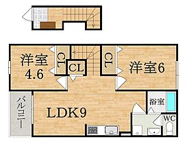 アンソレイエ　（小瀬町）  ｜ 奈良県生駒市小瀬町（賃貸アパート2LDK・2階・51.67㎡） その2