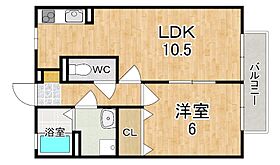 コンフォート・中谷  ｜ 奈良県奈良市古市町（賃貸アパート1LDK・2階・40.30㎡） その2